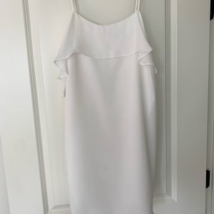 White fabrik dress